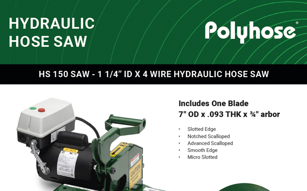 Polyhose Hydraulic Hose Saw